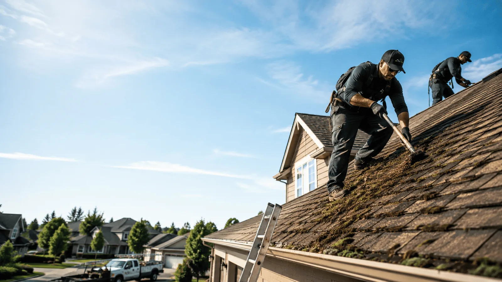 Roof Moss Removal in East Galesburg, IL near me
